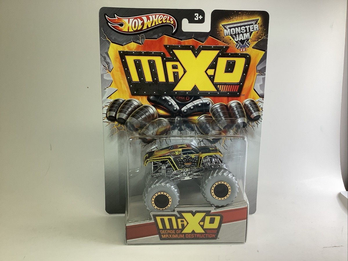 Hot Wheels Monster Jam Walmart Exclusive MAX-D Silver