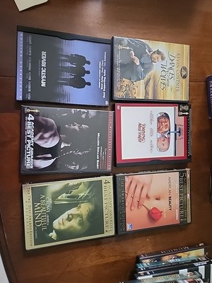 13 Oscar DVD Lot   A Beautiful Mind, Million Dollar Baby, Mystic River, Apollo 