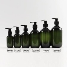 100-500ml Refillable Pump Bottle Shampoo Shower Gel Kitchen Soap Dispenser-UK
