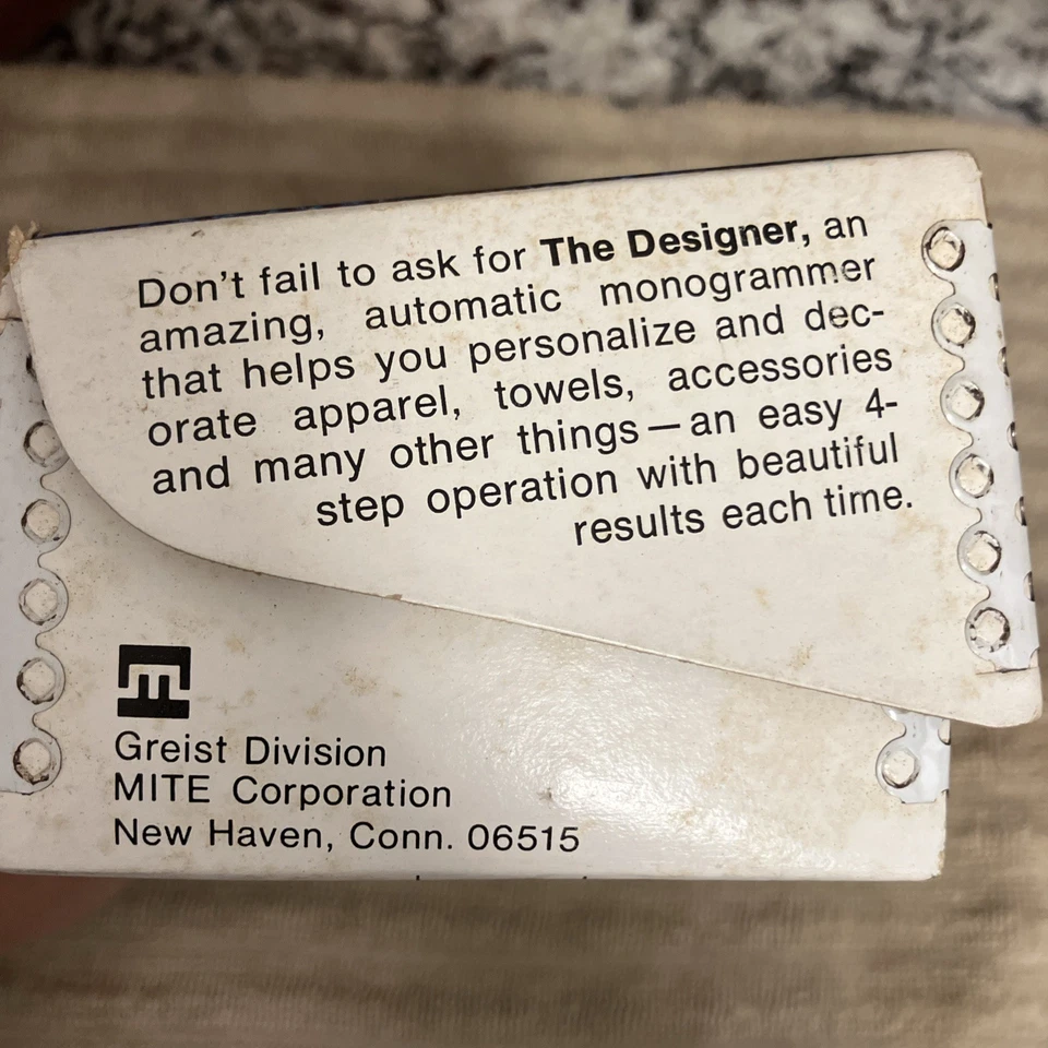 Vintage Greist The Buttonholer Automatic Buttonhole Stitch Attachment Model #7 - Image 3 of 4