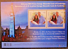 CANADA ~ MIN. SHEET ~ S.G. MS 2986 ~ 2013 ~ BIRTH OF PRINCE GEORGE.~ MNH #05683