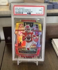 2021 Prizm Select Red/Yellow Die Cut Patrick Mahomes