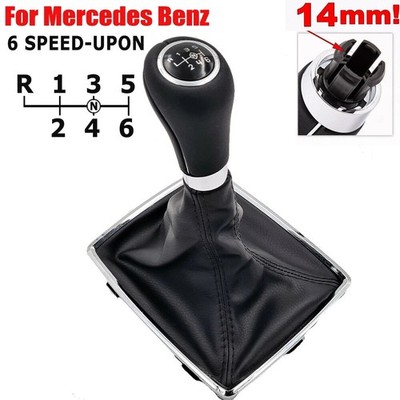 SCHALTKNAUF SCHALTSACK RAHMEN passend für Mercedes C-Klasse W204 W212 / 6Gang
