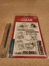 Hero Arts~Christmas Mice~Clear Stamp Set