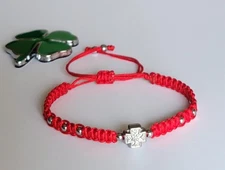 Fashion Bracelet Cross Flower, Round Connector Knot Gift Woman Men Jewelry Party