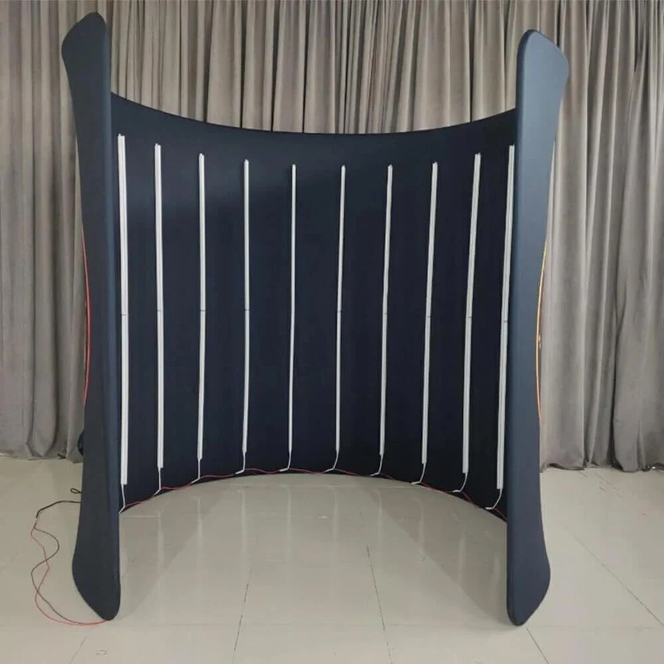 360 Photo Booth Backdrop Background LED Photo Booth Enclosure for Trade Show US - Image 2 of 4