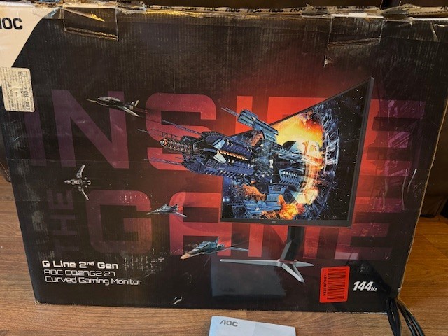 AOC CQ27G2 27" Super Curved Frameless QHD 2K 144Hz 4