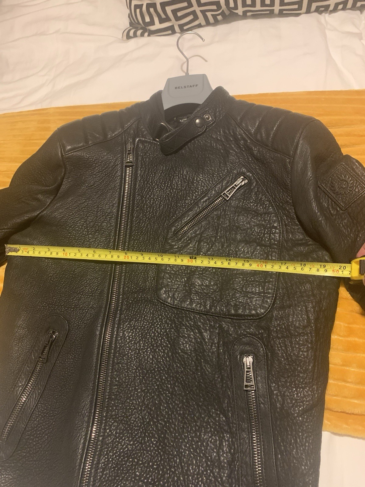 Belstaff Kendal Black Grained Leather Jacket Uk38 Eu48 David Beckham Rare medium image 7