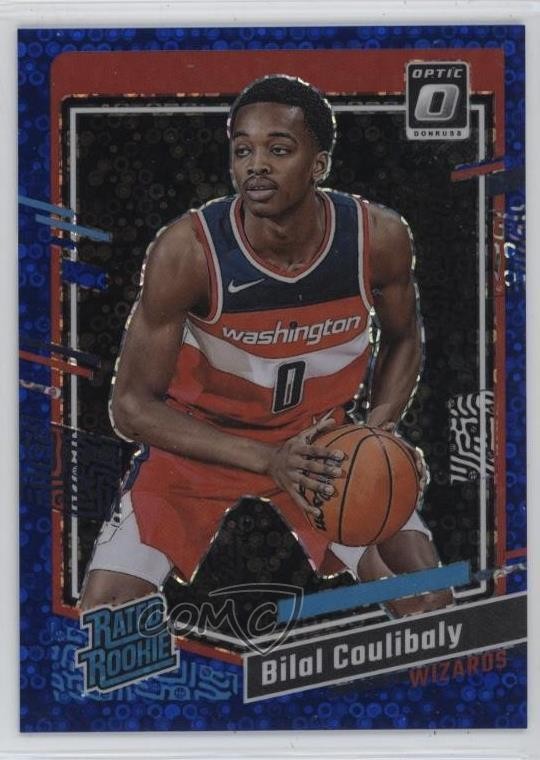 2023 Donruss Optic Rated Rookie Fast Break Blue Prizm 1/49 Bilal Coulibaly 19fe