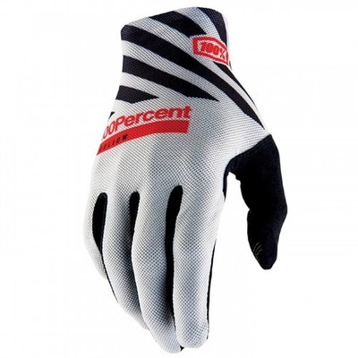 100% Celium Full Finger Herren Handschuhe M Grau