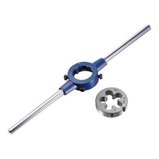 Round Die Stock Handle Wrench Set 5/8-18UNF Threading Die and 38mm Die Holder