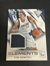 Dirk Nowitzki 2013-14 Panini Titanium Game Worn Elements Mavericks Dallas NBA