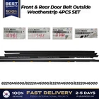 ⭐Genuine⭐ Front & Rear Door Belt Outside Weatherstrip 4PCS SET for Kia Forte