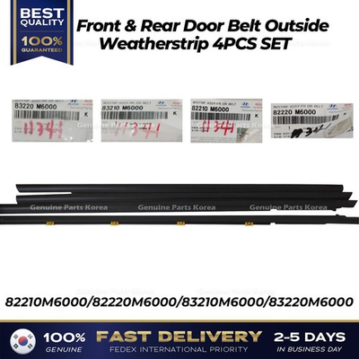 #ad #ad ⭐Genuine⭐ Front amp; Rear Door Belt Outside Weatherstrip 4PCS SET for Kia Forte $110.00