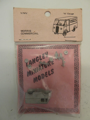 Langley Miniaturmodelle Spur N Metallbausatz Ref V/MV Morris Commercial Van
