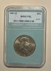 1961-D  FBL Benjamin Franklin Silver Half Dollar Uncirculated BU