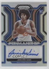 2021-22 Panini Prizm Rookie Penmanship Silver Jericho Sims #RP-JSI Auto RC 00am