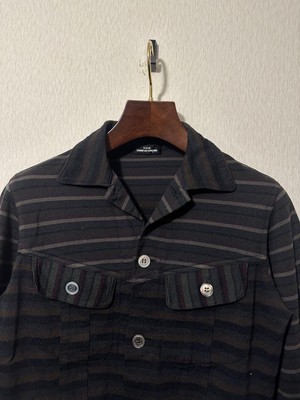 Comme des Garçons 2003 Short Jacket COMME des GARCONS 2003 Stripes Jacket Black Women Japan
