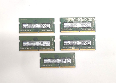 Lot of 5 Samsung 8GB 1Rx8 PC4-2400T-SA1-11 M471A1K43BB1-CRC DDR4 RAM TH649