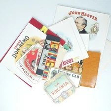 Lot of 20 Inner Cigar Box Labels Paper Spirit St Louis Yankee Girl and More