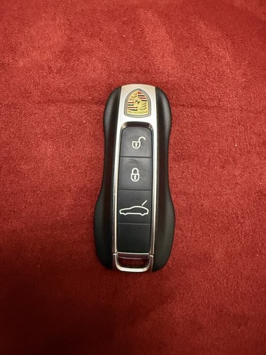 Porsche OEM Smart Key Fob PK1 FCC ID IYZ-PK1 Replacement Key Already Cut Mint