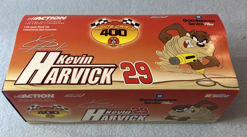 Kevin Harvick 1:24 Diecast Replica #29 Goodwrench Service Looney Tunes 400 Red - Image 2 of 4