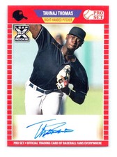2021 Leaf Pro Set Baseball #PS-TT1 Tahnaj Thomas XRC Rookie Auto Prospect