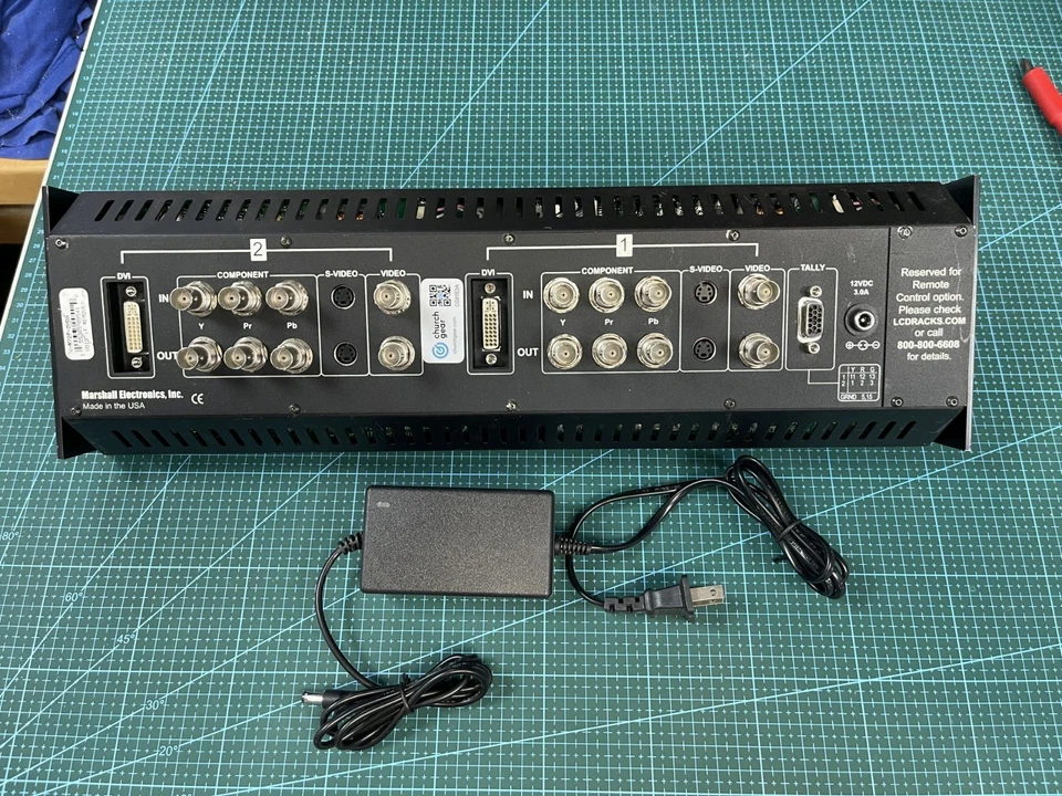 Marshall V-R72P-2HDA Professional Dual 7" Monitors HD/SDI MINT FREE US SHIPPING! - Image 2 of 4