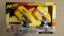 Nerf N Strike Scout IX-3 - Foam Dart Gun (Set of 2) with Whistler Darts