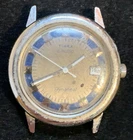 Vintage Timex Electric Dynabeat Men’s Wristwatch Not Running For Parts