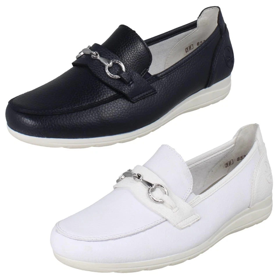 Ballerines Fines Pour Femmes Rieker Style Avec Chaîne Détail - L9355 - Photo 1/1