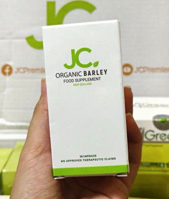 JC Organic Barley Capsules Food Supplement Organic Barley 30 Count