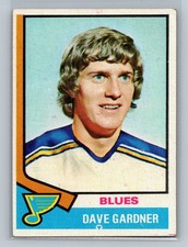 1974-75 Topps #47 Dave Gardner St. Louis Blues