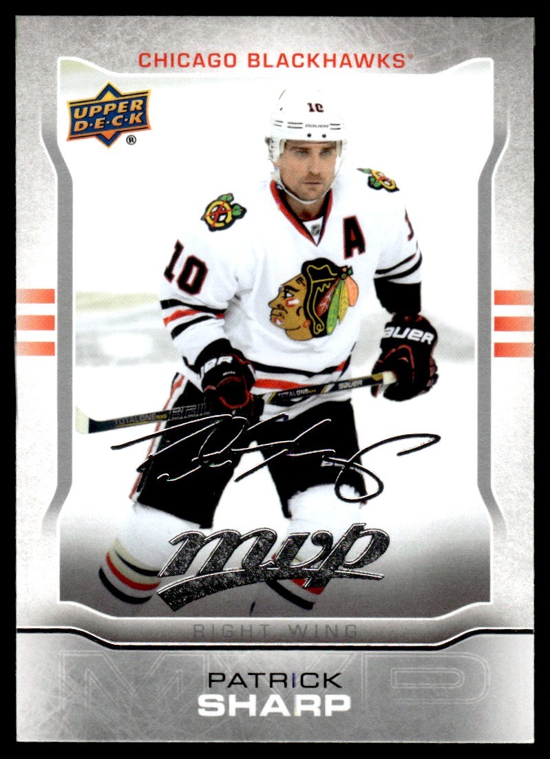 2014-15 Upper Deck MVP Silver Script Patrick Sharp Chicago Blackhawks #269