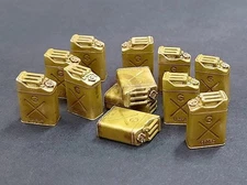 Plus Model 1/35 US Army 20 Liter (5 Gallon) Jerrycans WWII (12 canisters) DP3037