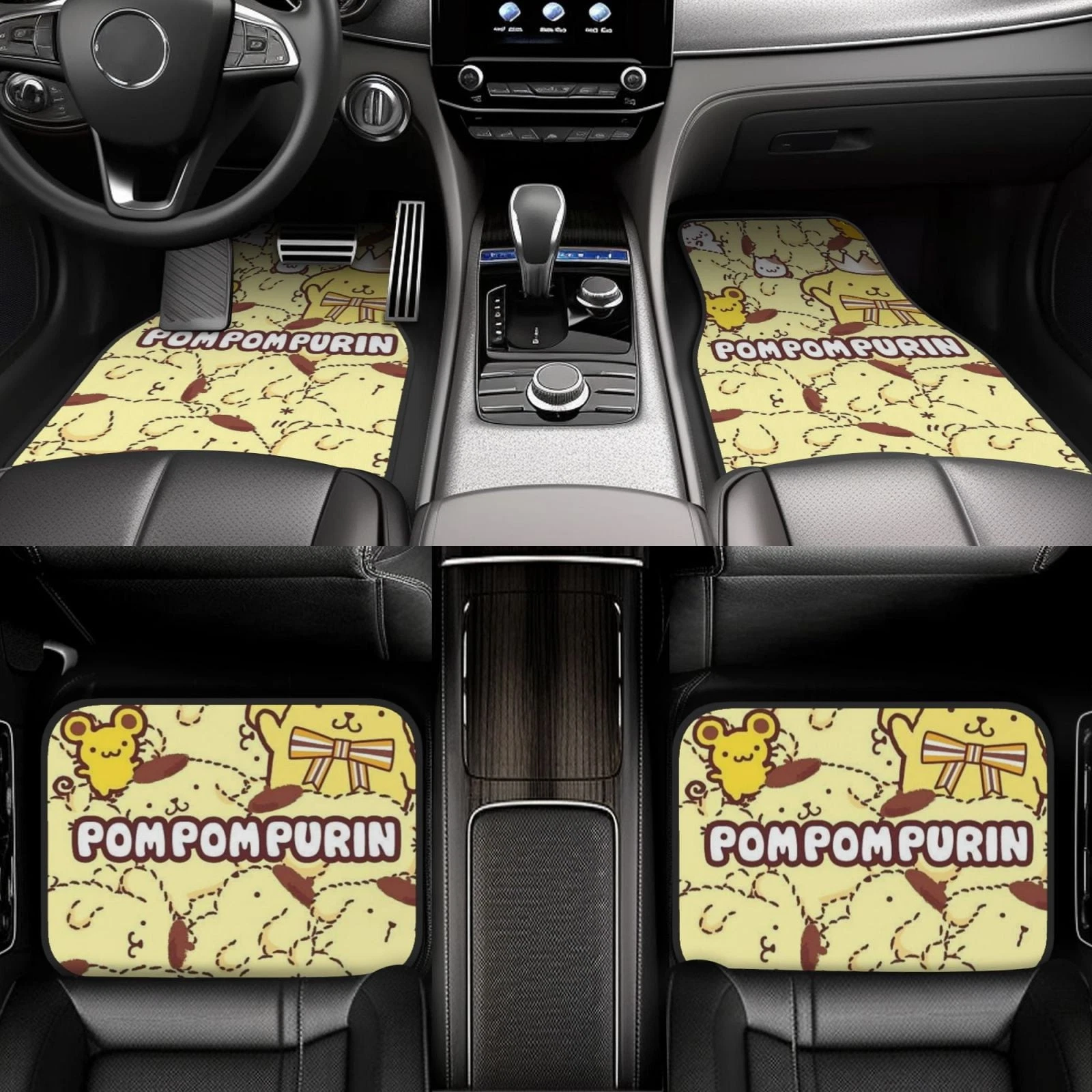 Car Floor Mat Set Pompompurin Protection Full Sets
