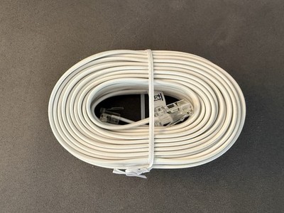 15m Telefonkabel RJ11 auf RJ45 DSL Router Modem Splitter FAX Kabel Modularkabel