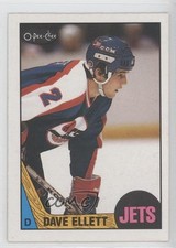 1987-88 O-Pee-Chee Dave Ellett #35 b3p