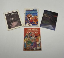 Lot of Atari Game Programs / Manuals Catalogs Booklets Inserts