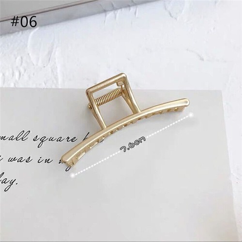 Women's Metal Hair Claw Clips Accessories Retro Hollow Hairpins Barrette Clamps - Picture 6 of 19