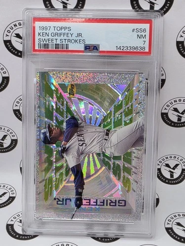 1997 Topps Sweet Strokes Ken Griffey Jr #SS6 --  PSA 7