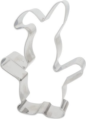 Birkmann Ausstechform Knuddel-Keks Hase 10,2 cm Kunststoff Grau