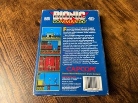 original Bionic Commando complete in box nintendo nes game