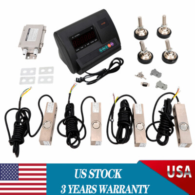 20000 Lb 2.5t Load Cell Scale Kit Platform Livestock Cattle Floor Truck Scale US