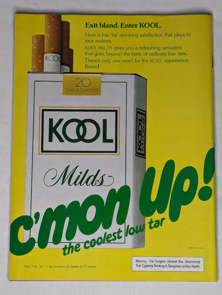 f word for cigarette Tobacco smoking Us Magazine February 17th 1981