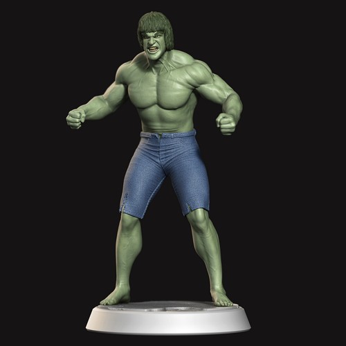 The Incredible Hulk - Resin Model Kit - 3DPrint - 1/10, 1/8, 1/6, Scale - Bild 1 von 8