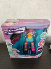 JAKKS Rock N Rollerskate Rainbow Riley Light Up Doll & Remote Control