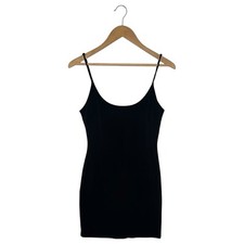 Lulus Dress Womens M LBD Scoop Neck Spaghetti Strap Mini Club Night Out Black