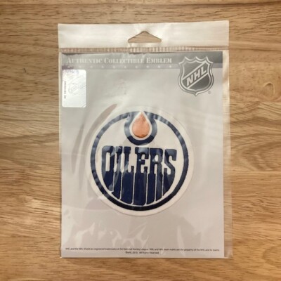 EDMONTON OILERS Official NHL Jersey Sleeve Team Logo Emblem Patch ...