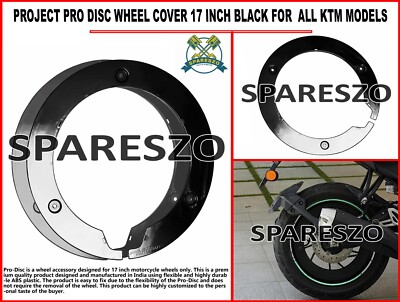 ''PROJECT PRO DISC WHEEL COVER 17 INCH, BLACK'' FIT FOR ALL KTM MODELS